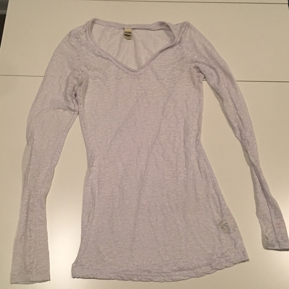 Sheer long sleeve top